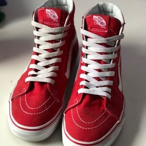 Red High Top Vans
